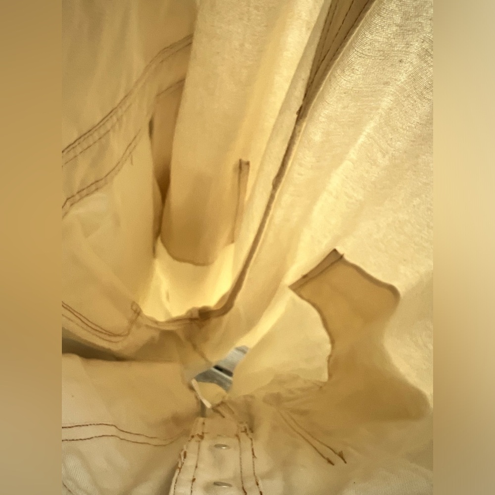 🆕 Aqua x Kristopher White Overalls Wide Leg Jumpsuit Minimalist Chic Casual XL - Picture 13 of 17